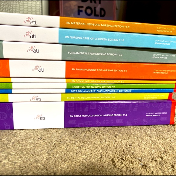ATI Nursing RN Content Mastery Series Full Set Of 9